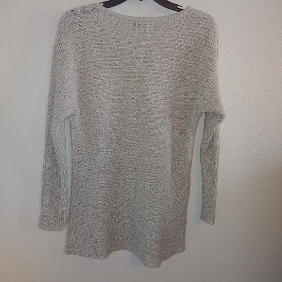 B design jewel Embellished sweater cream tan med - Picture 5 of 8